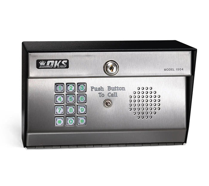 1504-081 Digital Lock/Keypad, Surface Mount with Intercom Entry System - 400 unique PIN codes