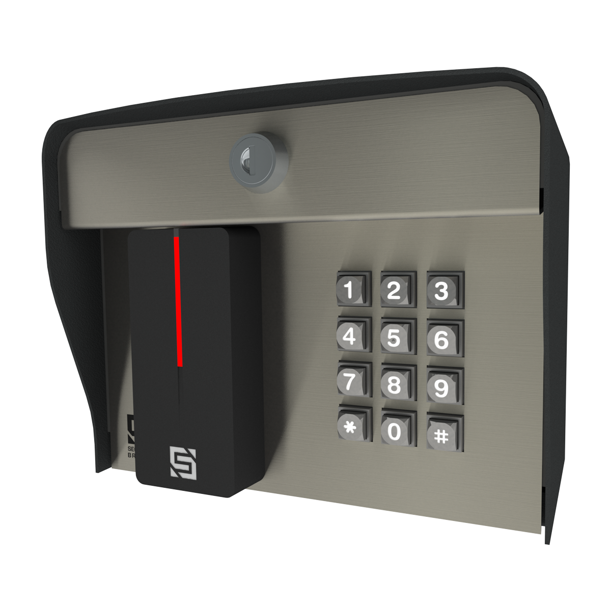 27-230 - Edge E3 SecurePass Keypad & Card Reader (Post Mount)