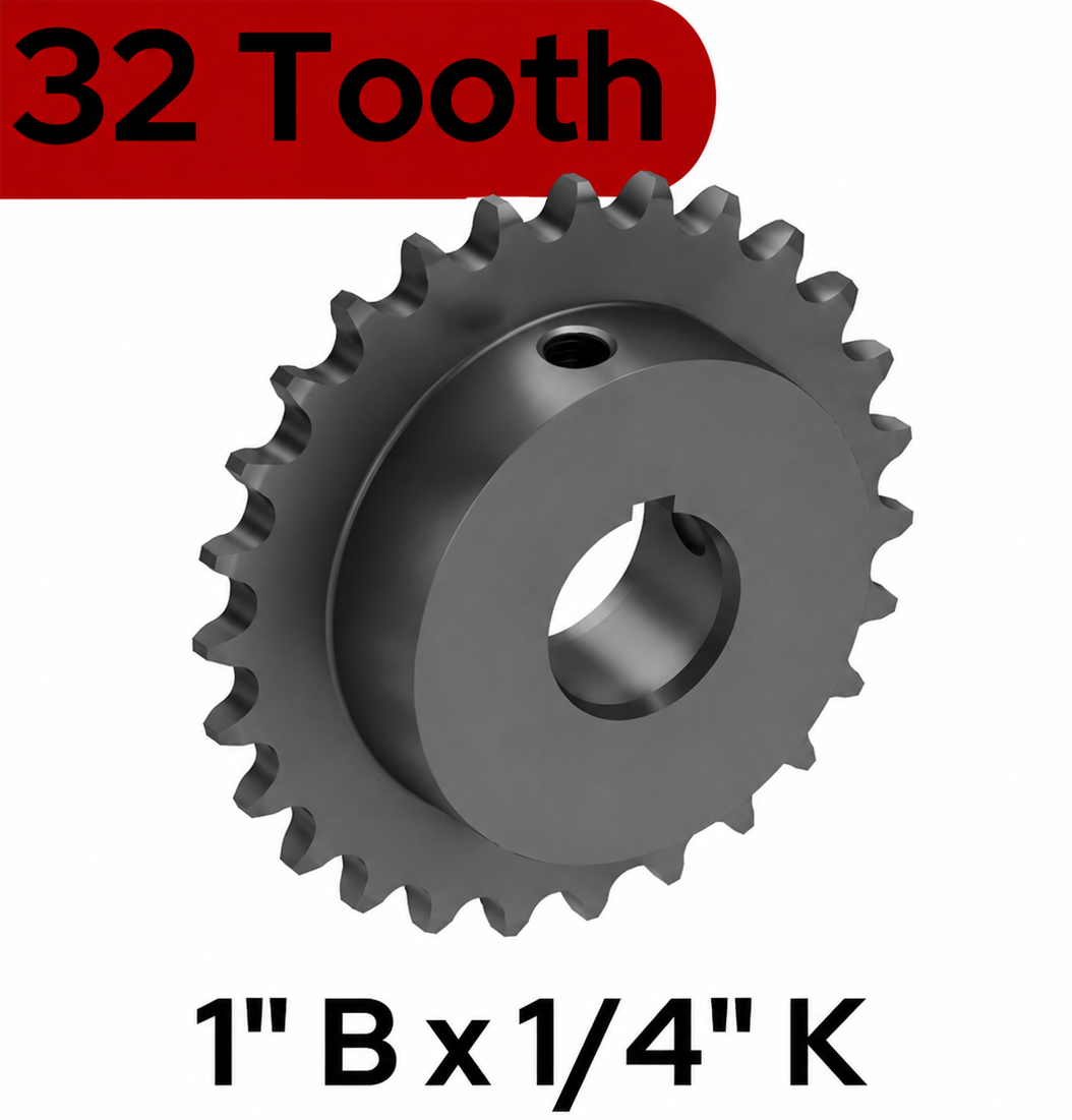 71-1541B32LGH Sprocket Std 1" Bore, 1/4" Keyway, Sectional Door (41B32X1)