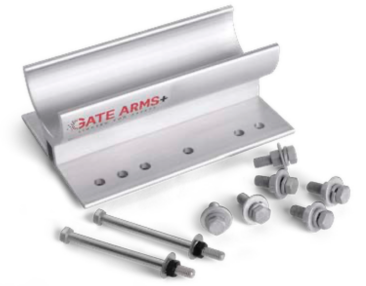 BRACKMULTI-AMANO Round Gate-Arm Bracket with Undrilled Mounting Base