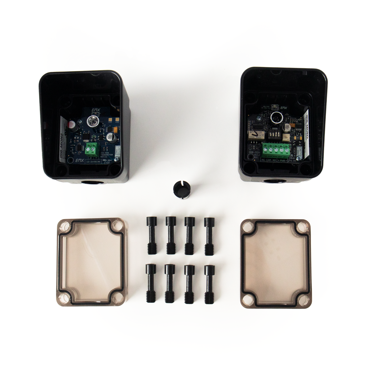 EMX-1000-1 - UL325 Nc / 10K / 2 Wire Pulse (2 Or 3 Freq) Thrubeam Photoeye Kit