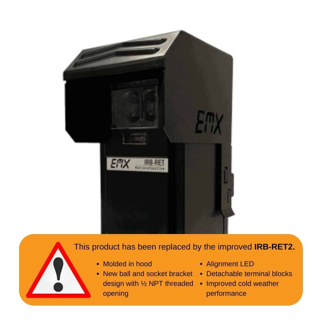 EMX-1120-1 - IRB-RET Retroreflective Photoeye 60 Foot Range