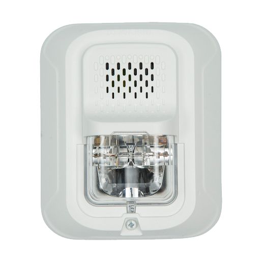 LMHS24W Horn Strobe, 12/24Vdc, White, Plain, 2W