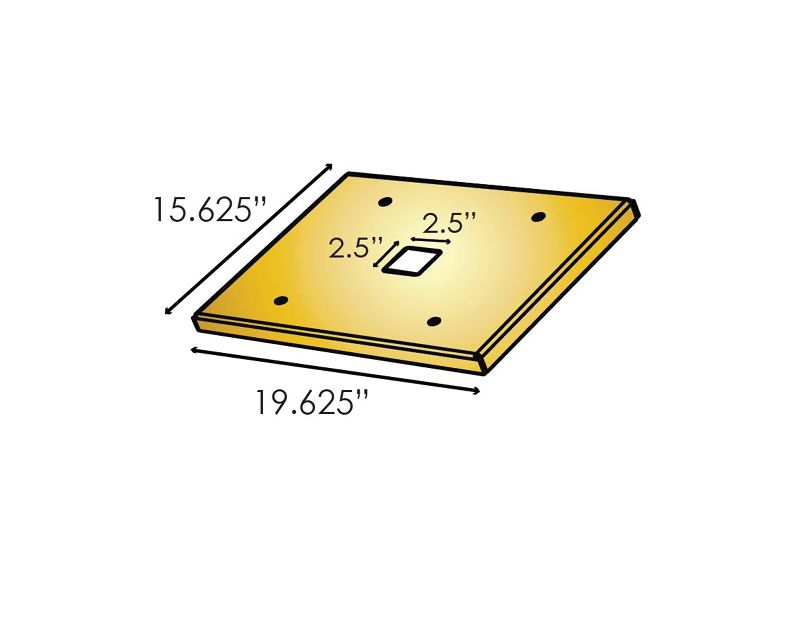 MAX BASE PLATE Metal Base Plate For 1500, 2200, F18, 1700 FS