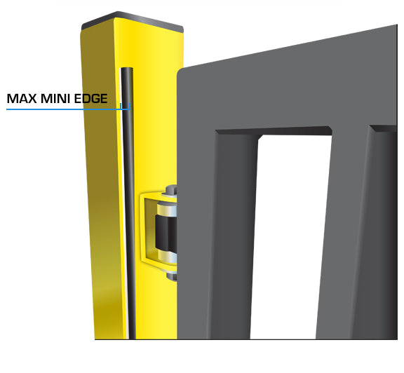 MAX MINI EDGE Small Footprint Slide Gate Safety Device 48"