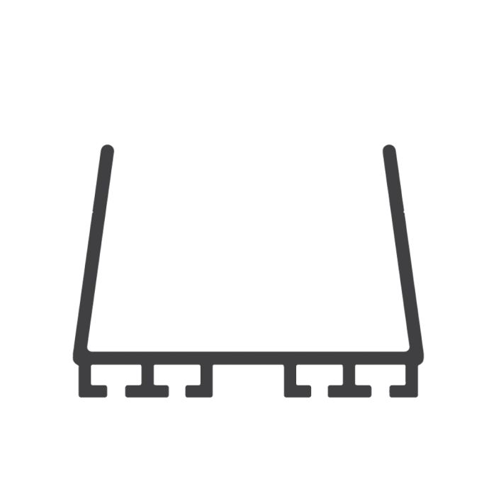 ME112-C4 Mounting Channel U-Shape 2"