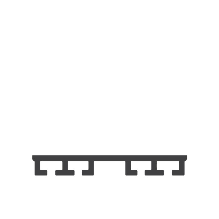 ME112-C47 Mounting Channel Flat 2"