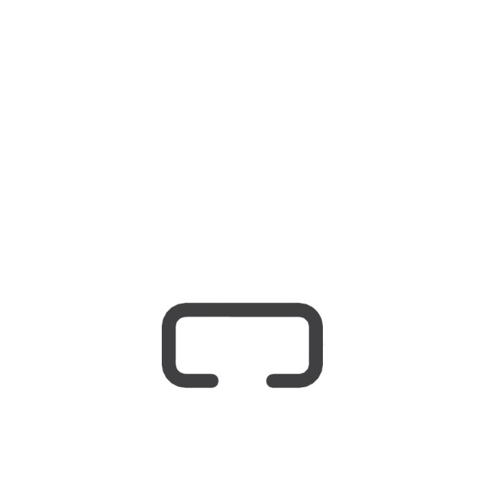 ME120-C Mounting Channel: Black, aluminum