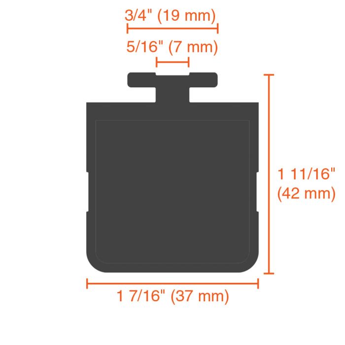 ME120-K-2E-04 Pre-Packaged Edge 4-ft. (ME120, Non-Monitored, ME120-C Mounting Channel)