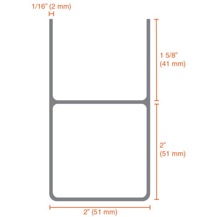 MU22-AW Air-Wave Non-Monitored Sensing Edge for Sectional and Bi-Fold Doors (Black, Gray or Yellow)