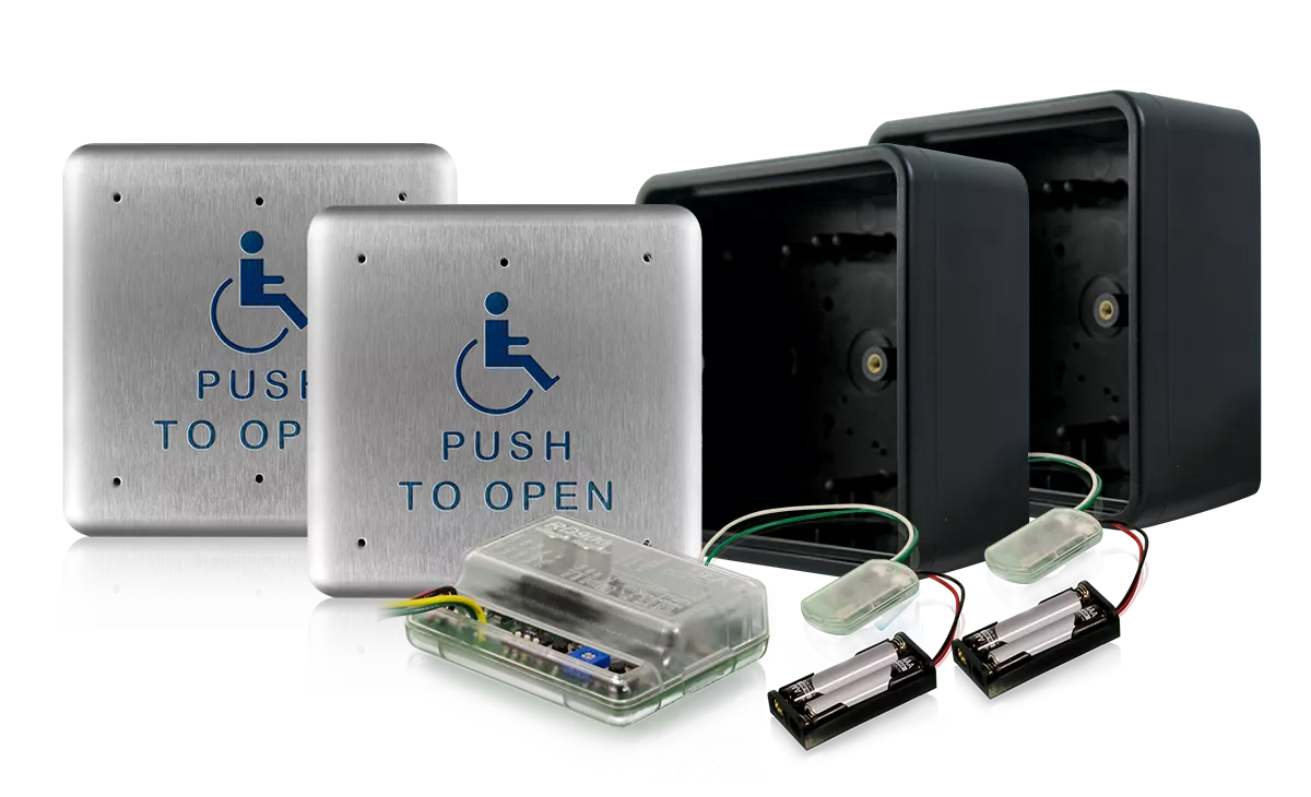 PUSH PLATE 475S-900 - Push Plate 475S-900 Package PBS1 + 900 mhz trx/rx + box