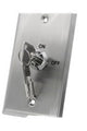 100004 Key Switch Stainless Steel Face Plate w/ Wire Harness