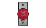 10ACPBDA1 - Pneumatic Push Button - Red, 2 in Button, Jamb Size Faceplate