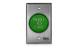 10ACPBDA10 - Pneumatic Push Button - Green, 2 in Button, Single Gang Faceplate