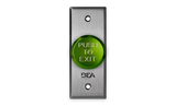 10ACPBDA11 - Pneumatic Push Button - Green, 1-5/8 in Button, Jamb Size Faceplate