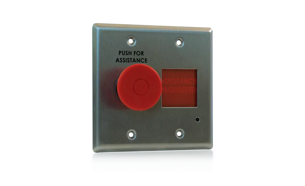 10EBUTTONCOMBO - "Push for Emergency Assistance" Combo Switch
