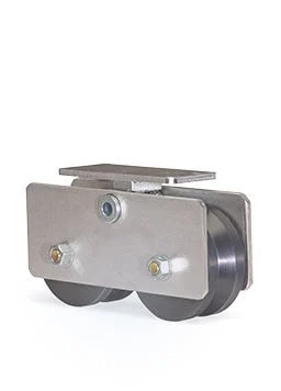 1201-012 - 4" Tandem UHMW V-Wheel Assembly