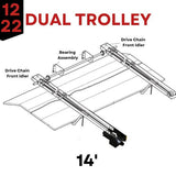 1222DUALTROLLEY14 Dual Trolley Modification TDC 12 & 22, to 14'