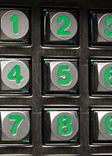 1506-086 Digital Lock/Keypad, Surface Mount - 1,000 unique PIN codes