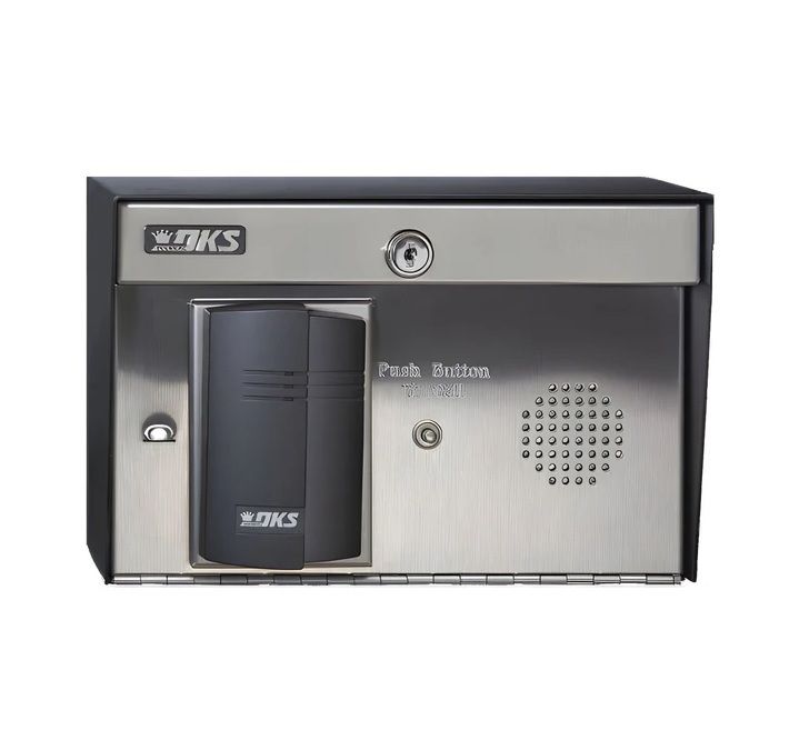 1504-123 HID Proximity Card Reader, Surface Mount with Intercom Entry System