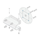 1601-242 Aluminum Arm Hardware Kit