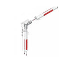1601-610 Round Aluminum Folding Arm, 12 Ft (no LEDs)