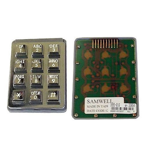 1895-016 - Replacement keypad only, with letters