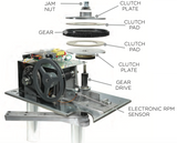 6100-380 Swing Gate Operator, 1/2HP, 115V, Primary