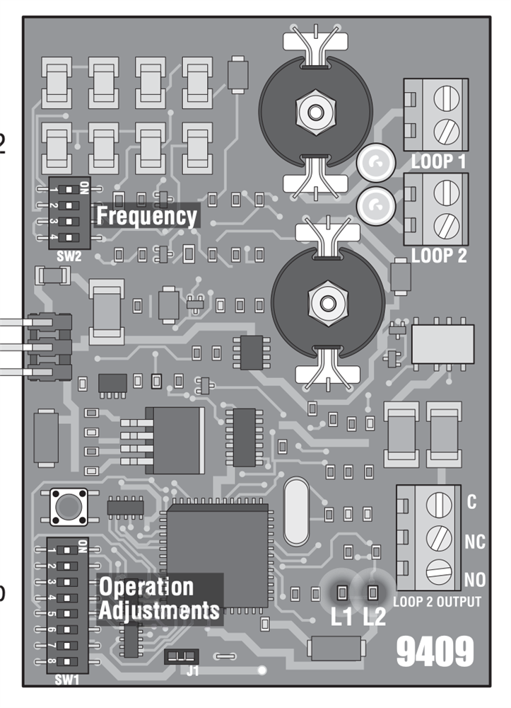 9409-010 - Plug-in Loop Detector DKS 2 channel