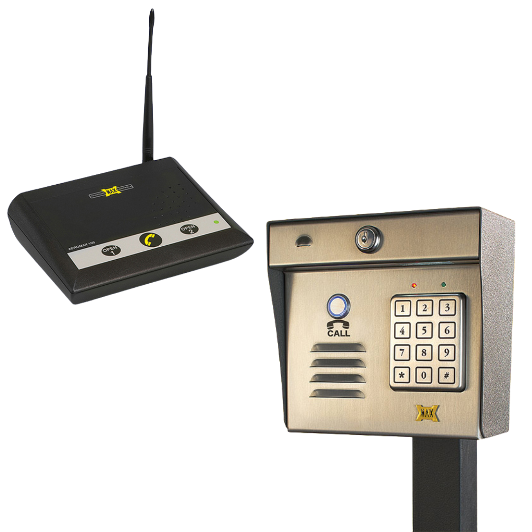 AEROMAX 200K & 100 Intercom AeroOutside Keypad Unit with Desktop Kit