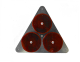 AP-WRR-3 - Red Warning Reflector Assembly, 9" Triangle