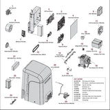 HDSL24ULMC 24V DC Heavy-Duty Variable Speed Slide Gate Operator