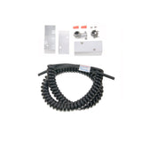 KC184-12B 4-Wire Door Edge Wiring Kit: 12-ft. Coil Cord, (2) Junction Boxes