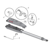 LA412DC Residential Solar Swing Gate Opener 24VDC Primary Arm