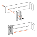 LCEM-K36 Light Curtain Extension Mount Kit for MLC-K36, RLC-K36