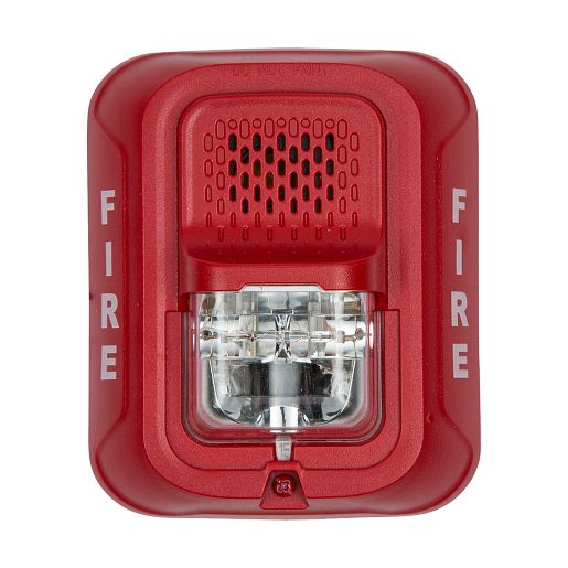 LMHS24R Horn Strobe, 12/24Vdc, Red, 2W (Fire)