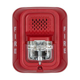 LMHS24R Horn Strobe, 12/24Vdc, Red, 2W (Fire)