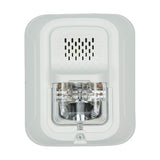 LMHS24W Horn Strobe, 12/24Vdc, White, Plain, 2W