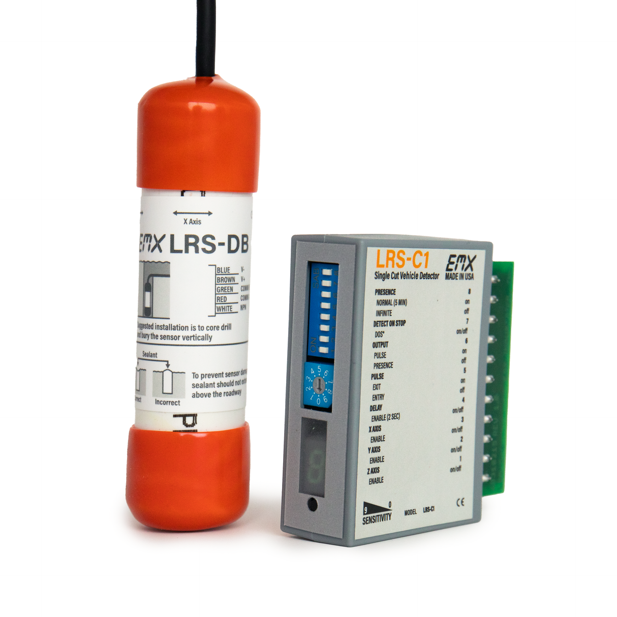 EMX-2301-K - LRS-DB-50-K Lrs Sensor Kit Direct Burial Sensor W 50 Ft Lead And Lrs Controller