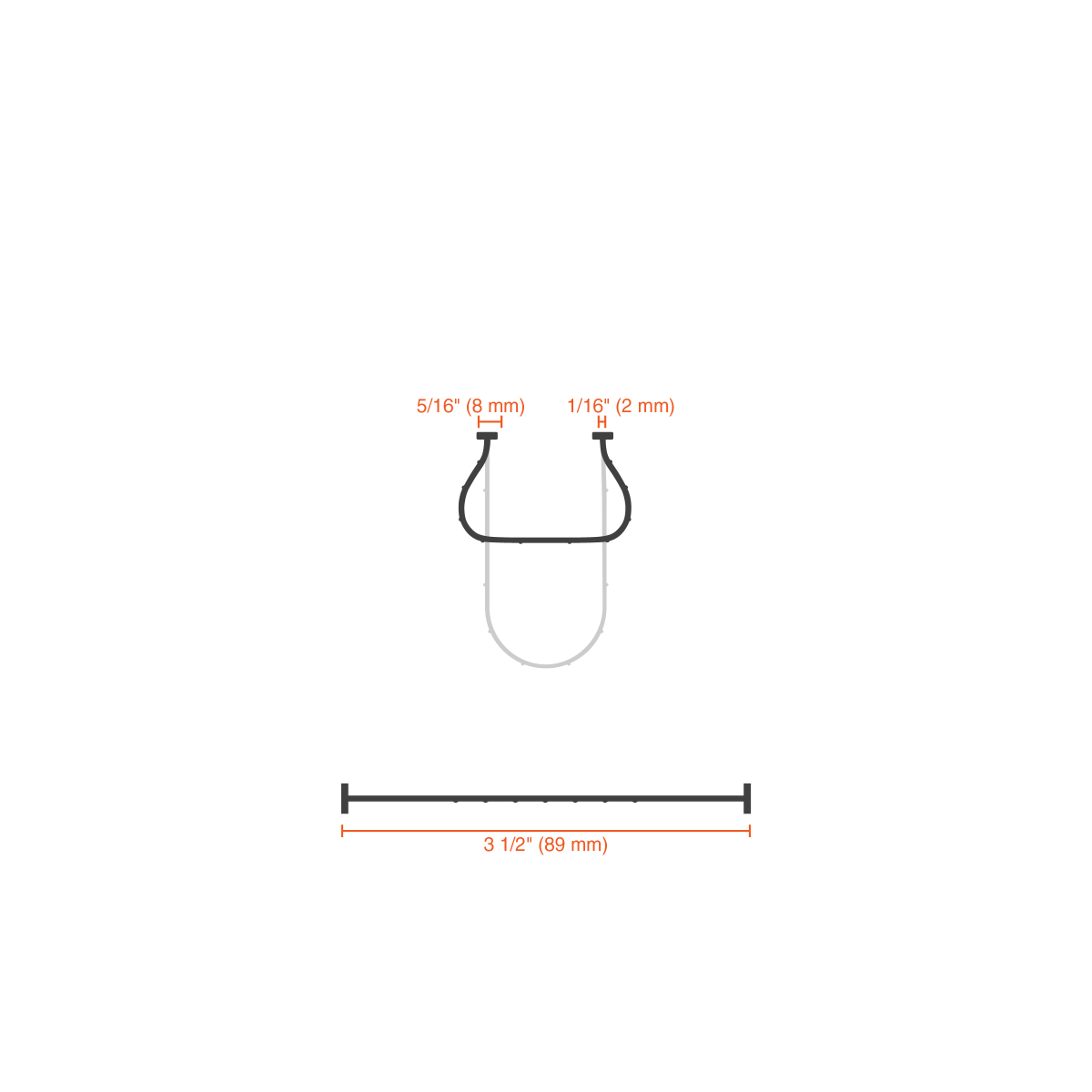LS-0101-200-NM Loop Seal, 3.5-in., 200-ft., Black