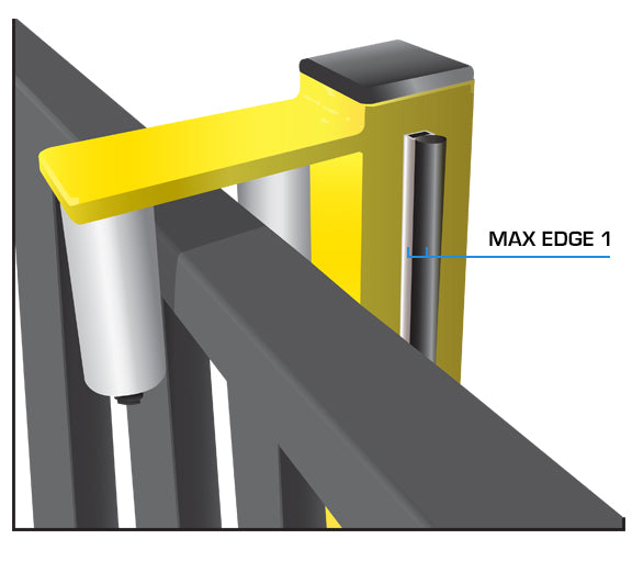 MAX EDGE 1 Slide Gate 48" Edge Sensor