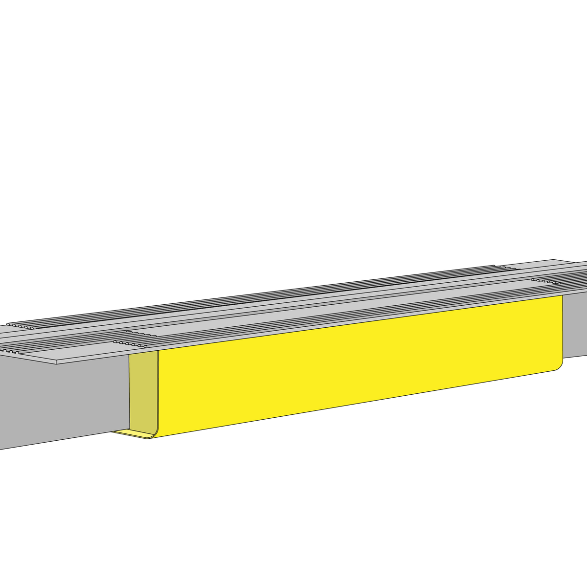 MC22-P-YEXR5 Pneumatic Non-Monitored Sensing Edge for Rolling Steel Do ...