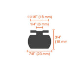 ME110-AW Air-Wave Non-Monitored Sensing Edge for for Countertop Door and Grille Applications (Black)