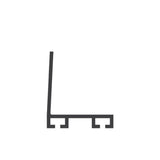 ME112-C3 Mounting Channel L-Shape 1-5/16"