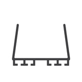 ME112-C4 Mounting Channel U-Shape 2"