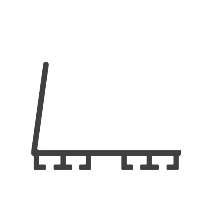 ME112-C43 Mounting Channel L-Shape 2"