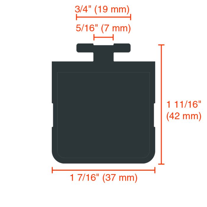 ME120-K-2E-06-T2 Pre-Packaged Edge 6-ft. (ME120, 10K monitored, ME120-C channel Black)