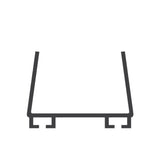 ME123-C Mounting Channel, U-Shape, PVC
