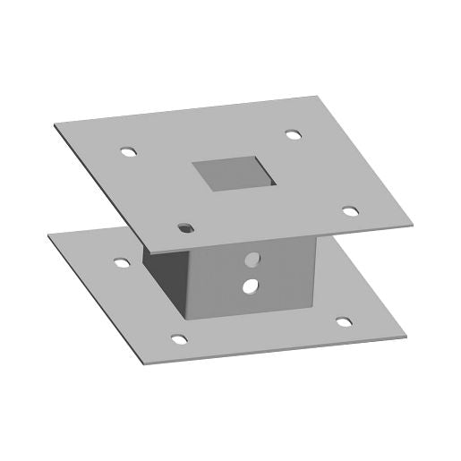 MSEL Steel Stand for Mounting to Concrete Pad