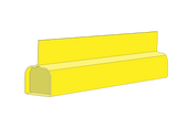 MT22-NM 2-Wire Non-Monitored Sensing Edge for Rolling Steel and Rolling Shutter Door Applications, 2”W x 2”H  (Black, Gray or Yellow)